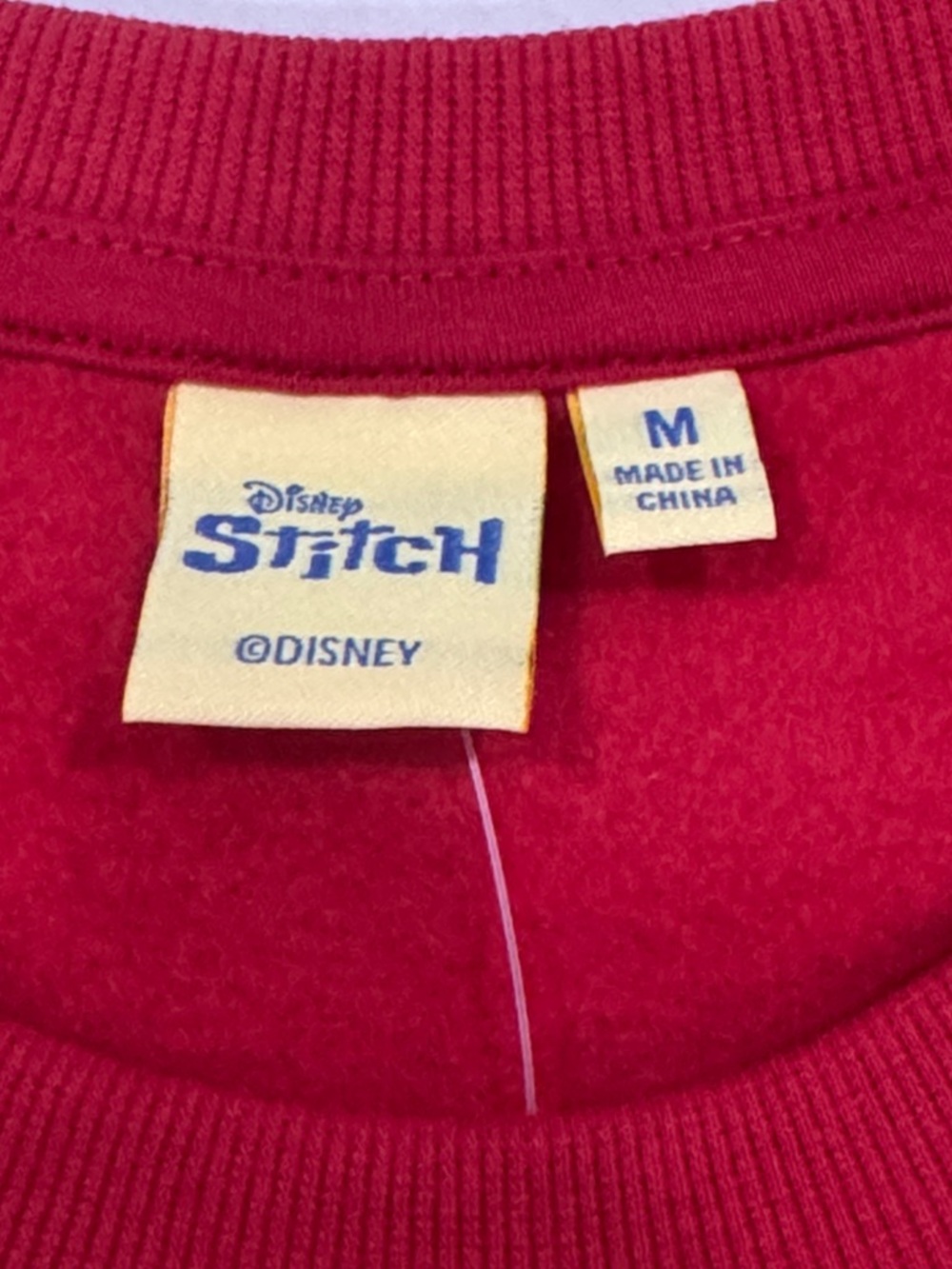 Disney Stitch Christmas Sweatshirt Red Holiday Graphic Pullover - Picture 3 of 7